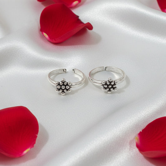 925 Antique Silver Swetha Toe rings