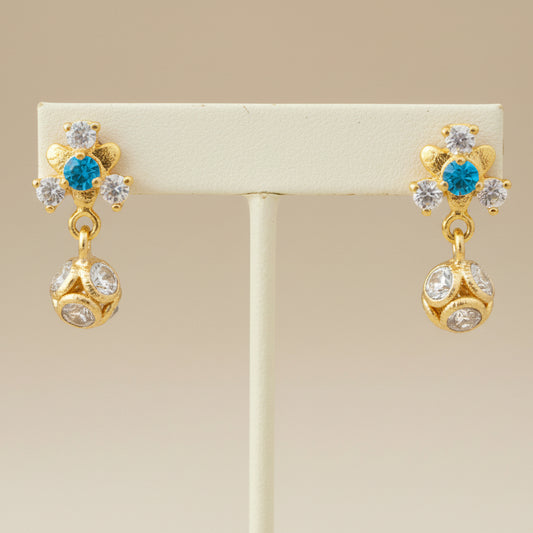 Abhisri 18KT Gold Drop Earrings