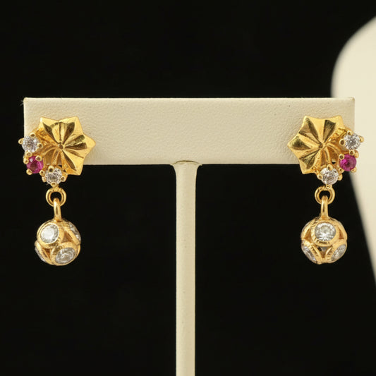 Aboil 18KT Gold Drop Earrings