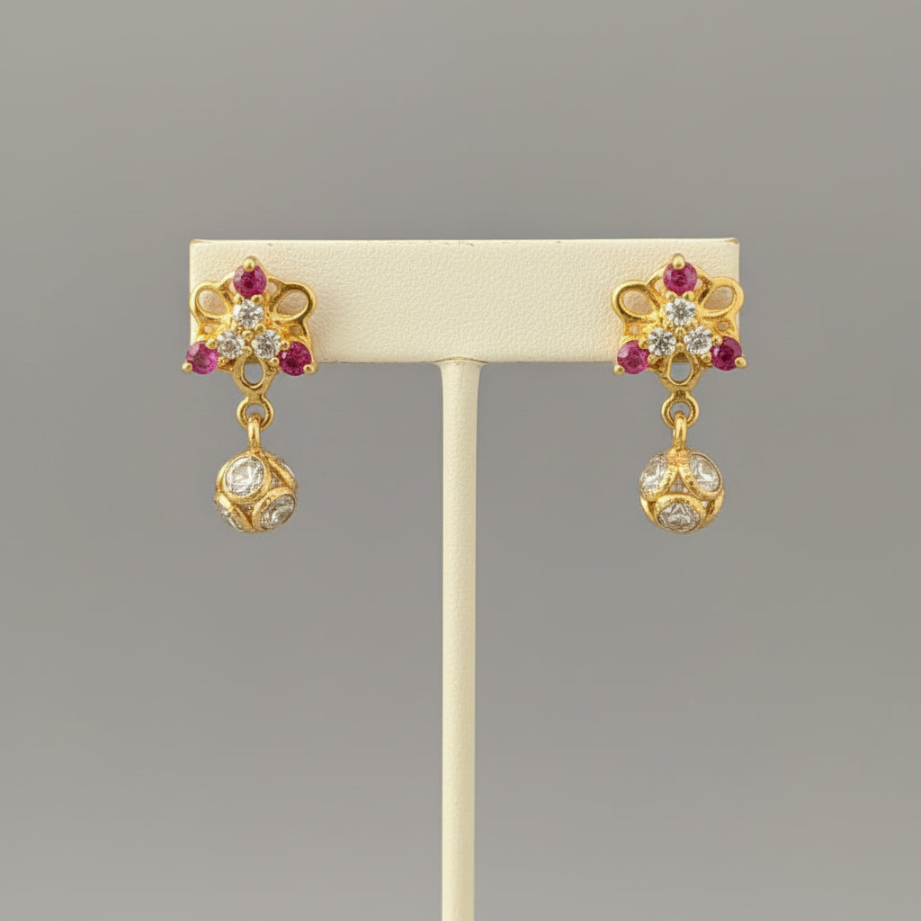 Achala 18KT Gold Drop Earrings