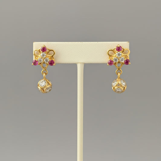 Achala 18KT Gold Drop Earrings