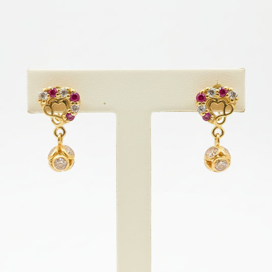 Aashika 18KT Gold Drop Earrings