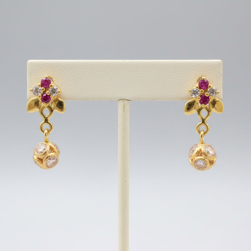 Abhati 18KT Gold Drop Earrings