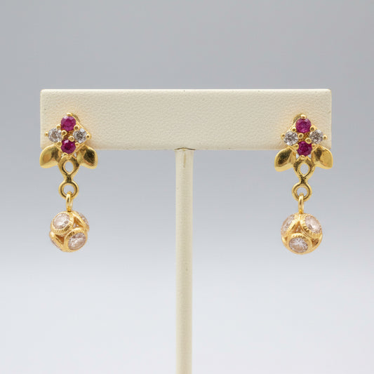 Abhati 18KT Gold Drop Earrings