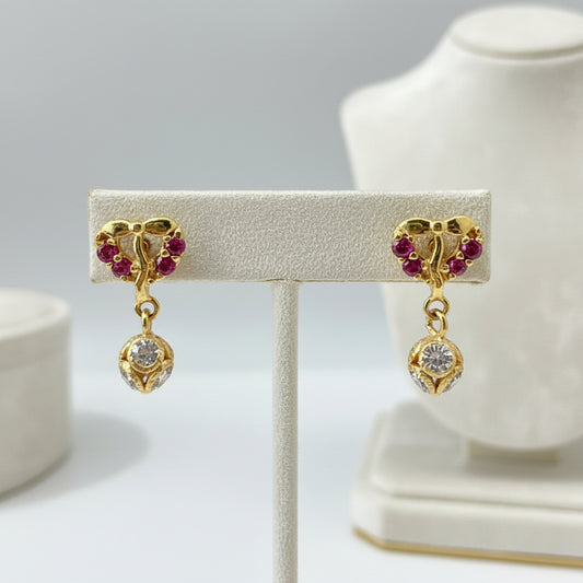 Abhilasa 18KT Gold Drop Earrings