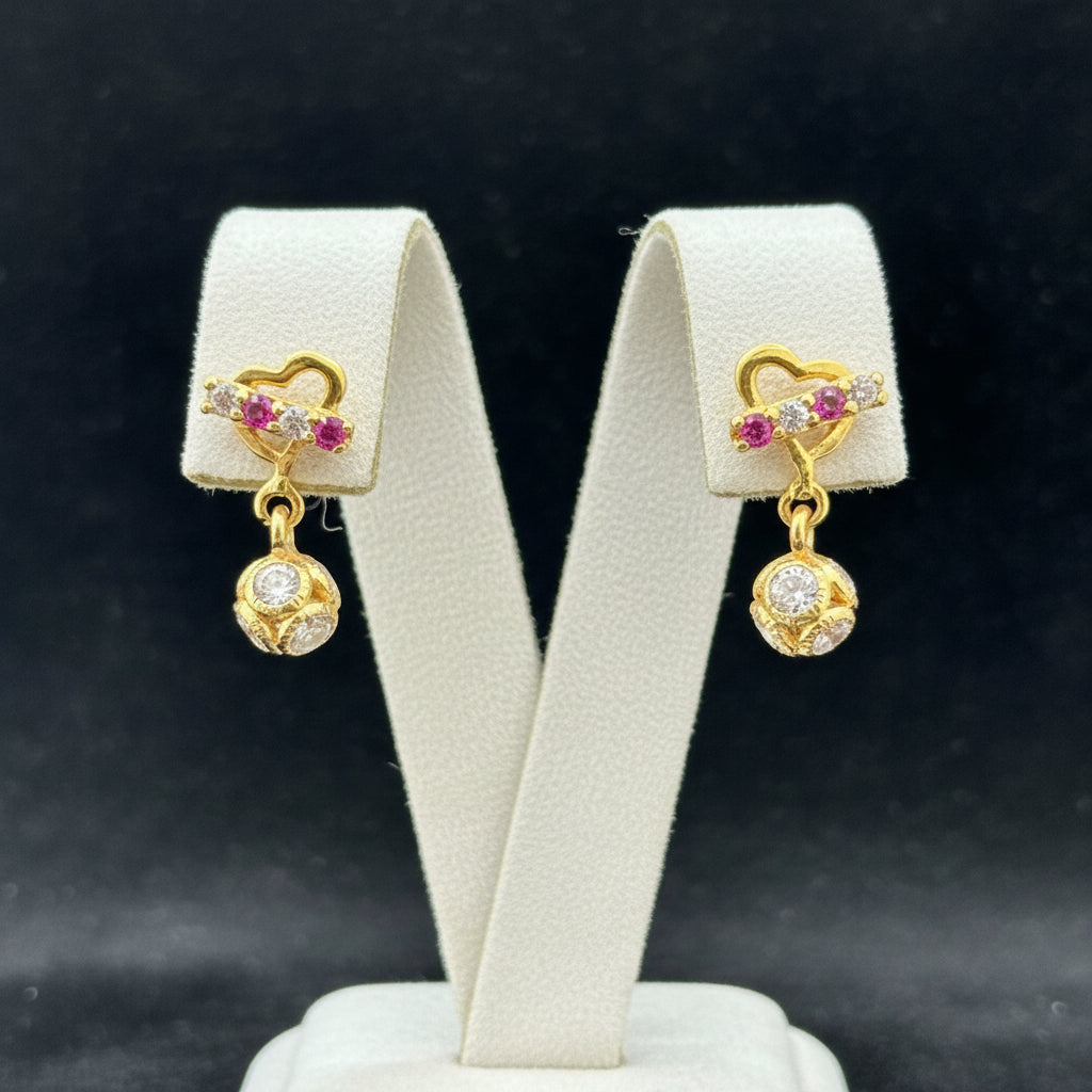 Ahladita 18KT Gold Drop Earrings