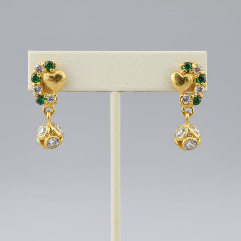 Aarpit 18KT Gold Drop Earrings