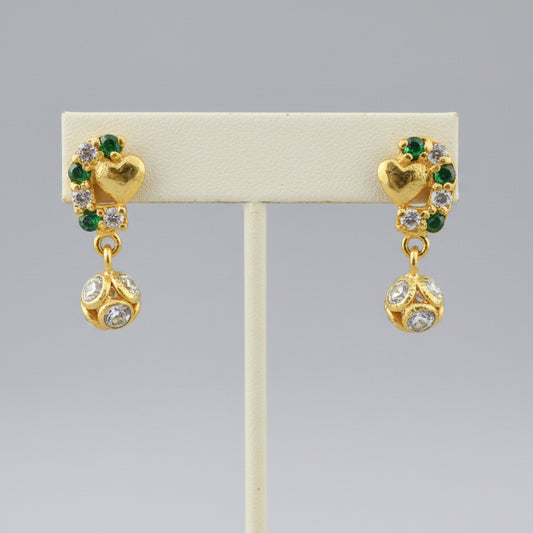 Aarpit 18KT Gold Drop Earrings
