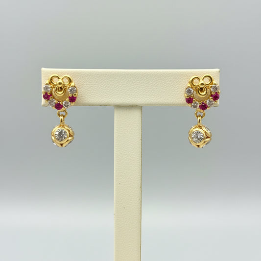 Aarya 18KT Gold Drop Earrings