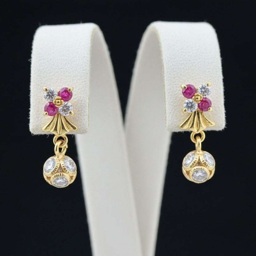 Aaditya 18KT Gold Drop Earrings