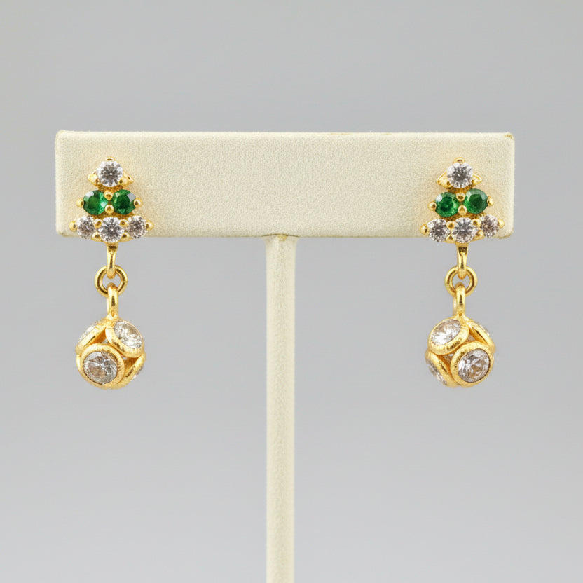 Ahilya 18KT Gold Drop Earrings