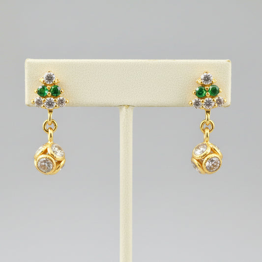 Ahilya 18KT Gold Drop Earrings