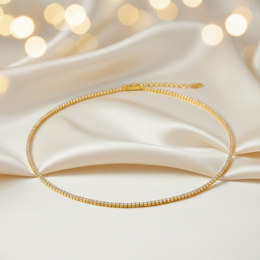 Elvi 925 Silver Necklace