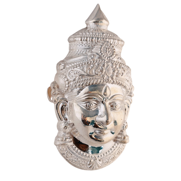 Silver Plain Varalakshmi Face