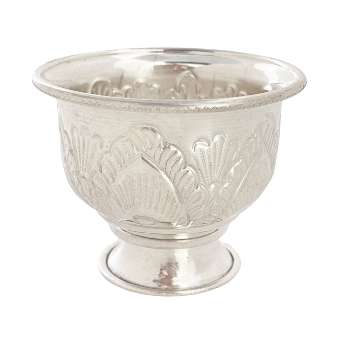 Silver plain chandan cup, Silver chandan cup