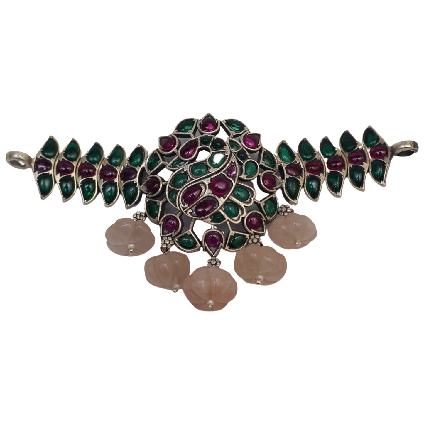 Antique Silver Malika Kundan Necklace