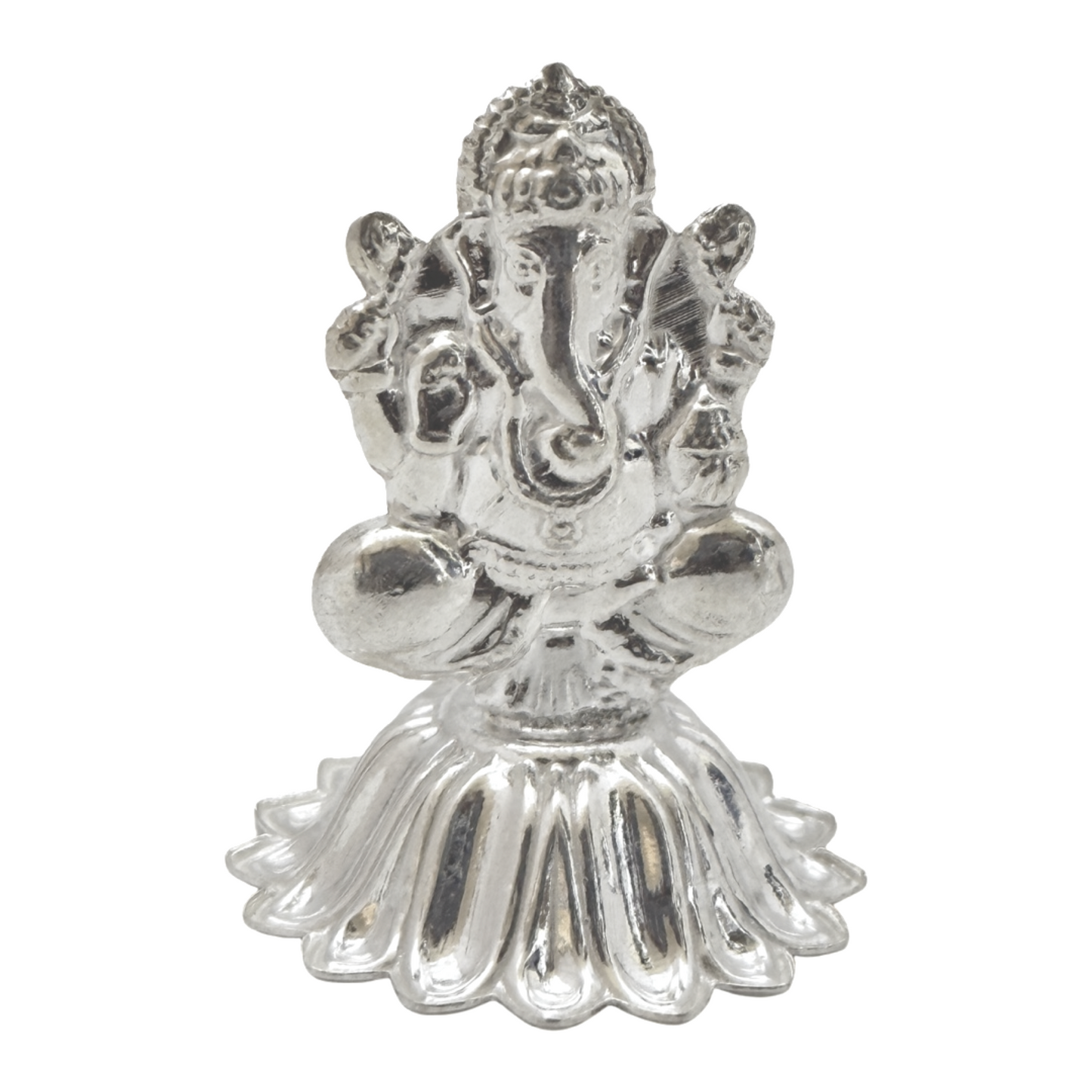 Silver Ganesh Idol Insence Burner
