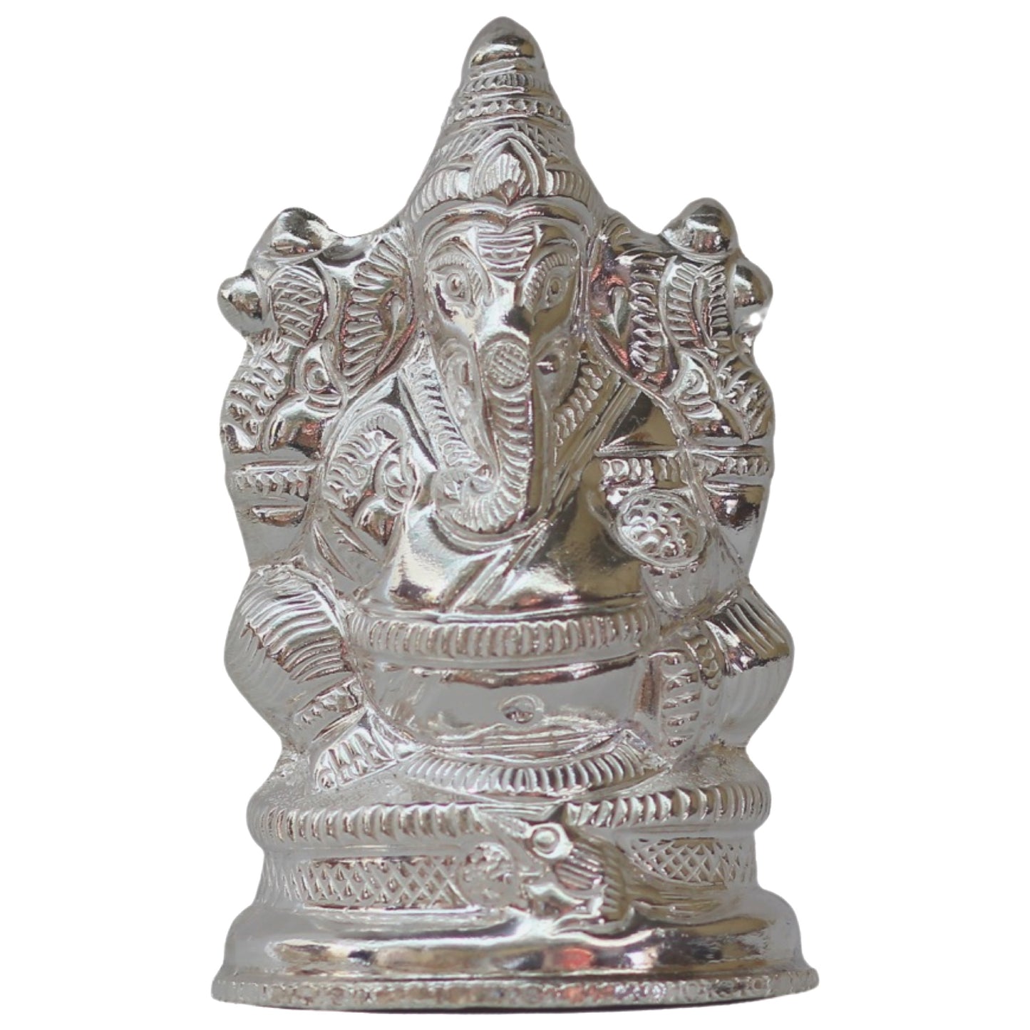 Silver ganesh idol, silver idols for worship