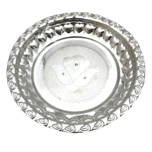 Silver Nakash Round Plate