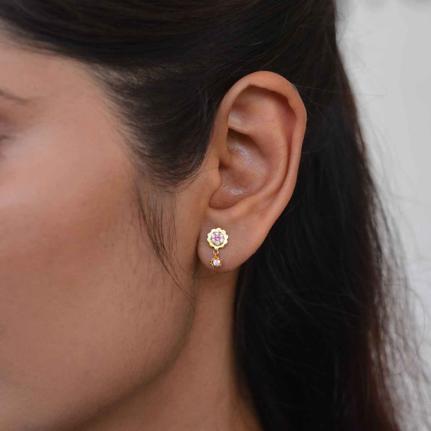 Acira 18KT Gold Drop Earrings
