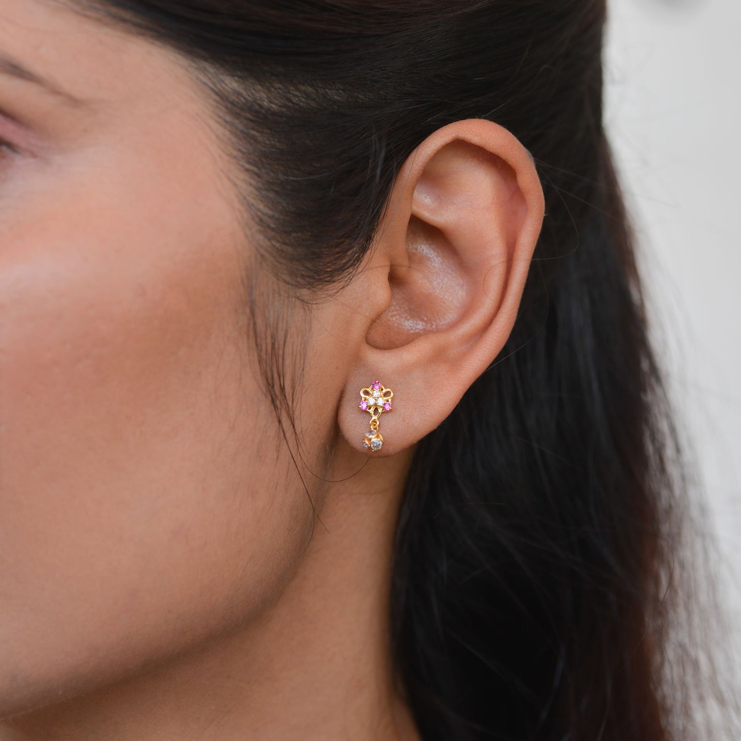 Achala 18KT Gold Drop Earrings