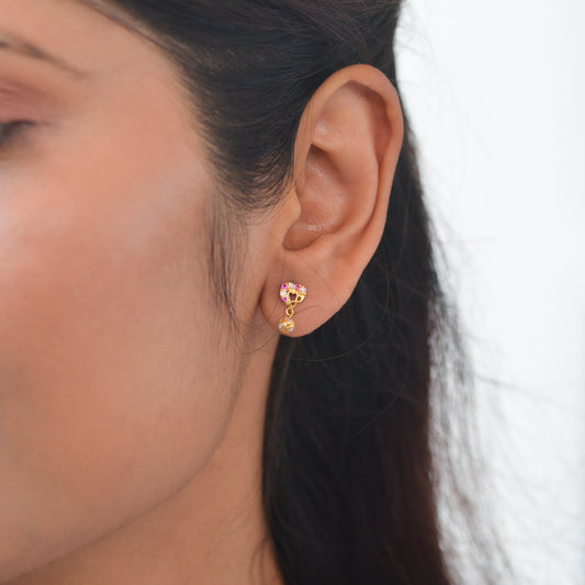 Aashika 18KT Gold Drop Earrings