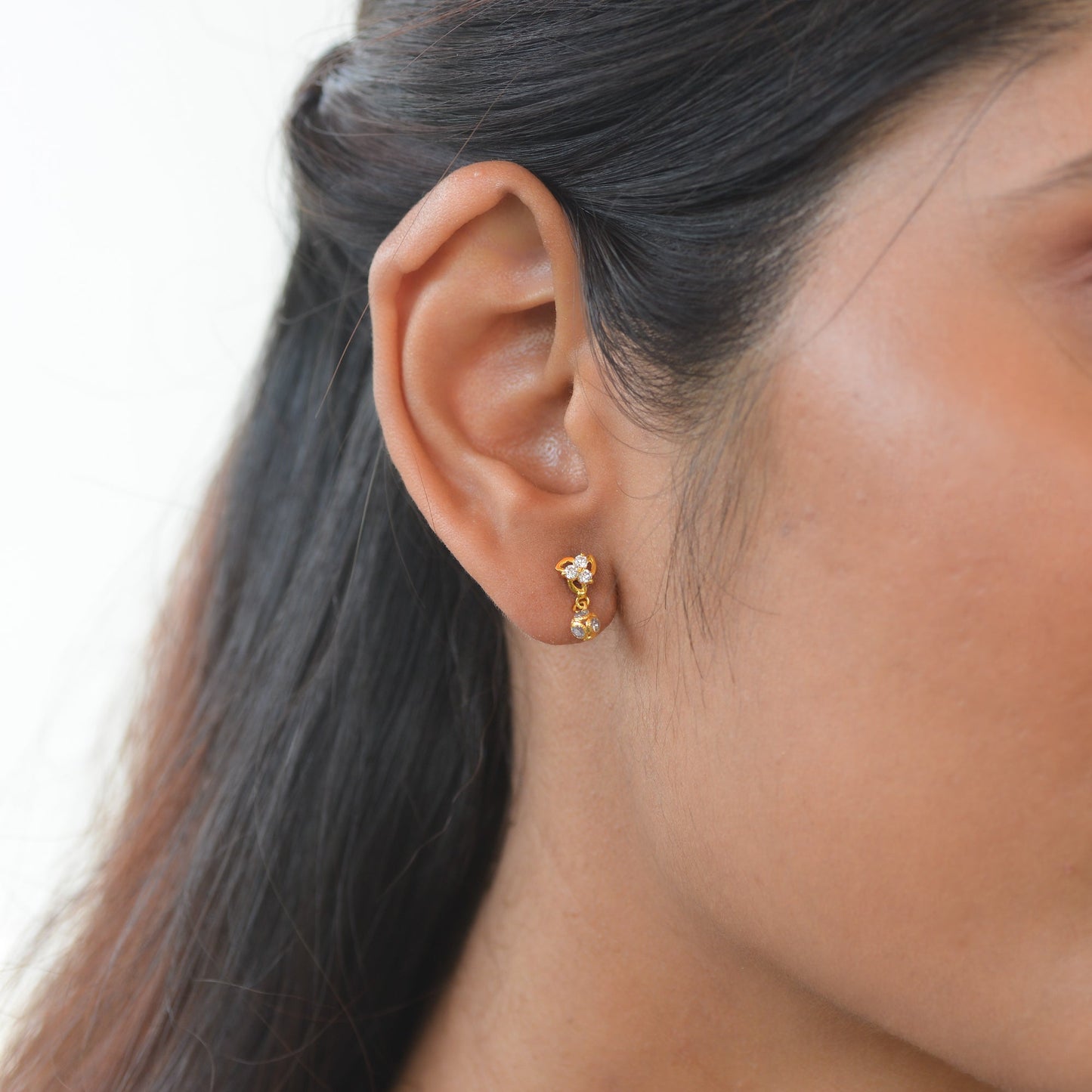 Aasit 18KT Gold Drop Earrings