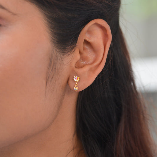 Aditha 18KT Gold Drop Earrings