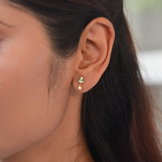 Ahilya 18KT Gold Drop Earrings