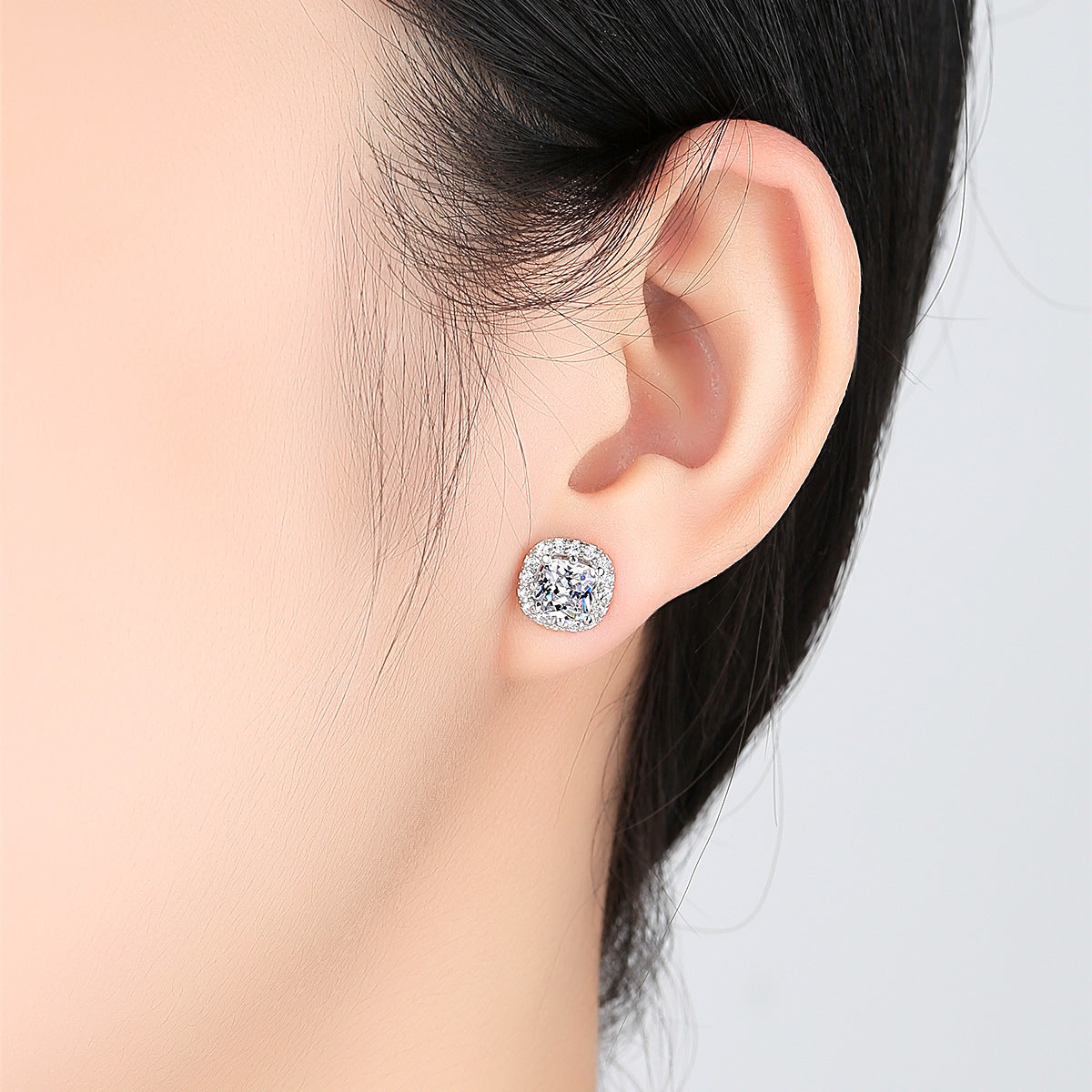 Silver Elizabeth Earrings