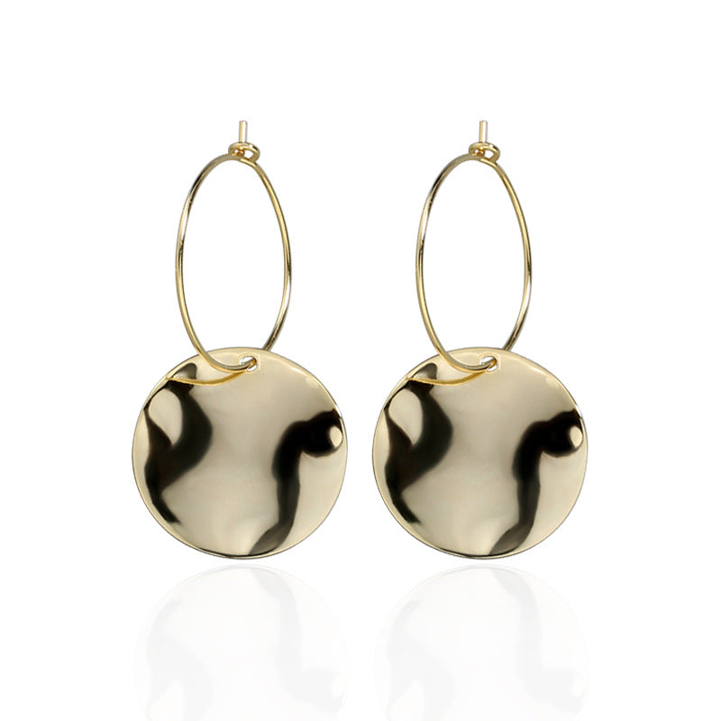 Yellow Gold Plated On 925 Sterling Silver Leila Drop Earrings
