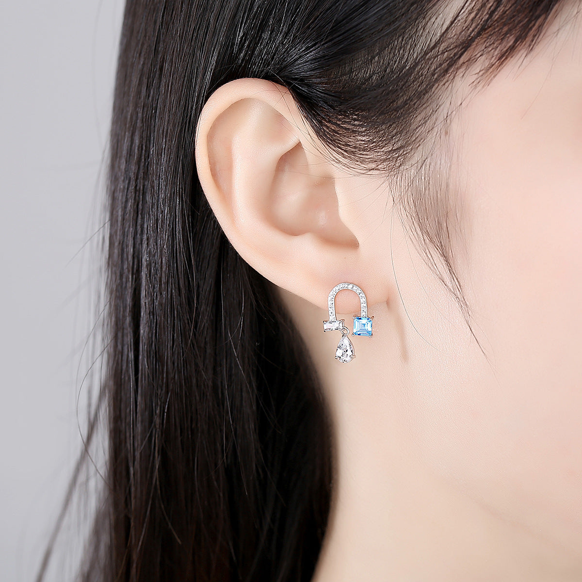 Silver Natalie Earrings