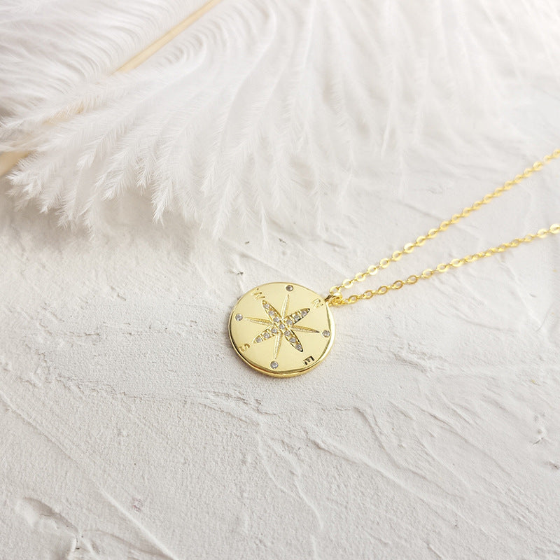 Gold Plated Silver Nautical Necklace