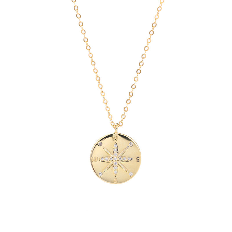 Gold Plated Silver Nautical Necklace